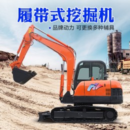 工程專用60型挖掘機(jī)微型液壓挖機(jī)道路建設(shè)履帶式80多功能中型鉤機(jī)