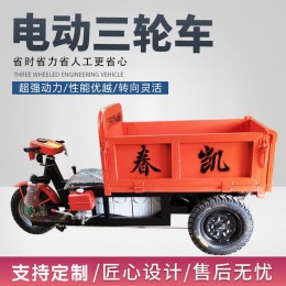 自卸柴油工程三輪車 農(nóng)用貨運(yùn)工地柴油三輪 電動(dòng)貨車載重三輪車